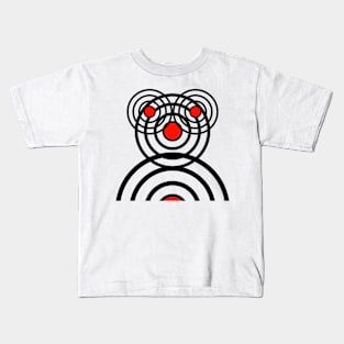 Circle Bear Awesome Design Kids T-Shirt